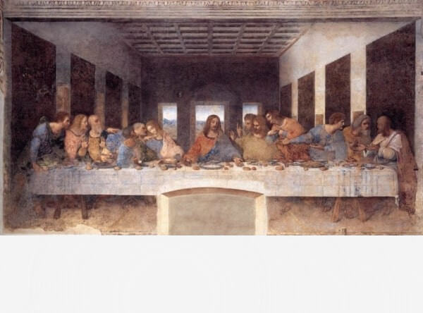 DaVinci's Last Supper with the golden ratio